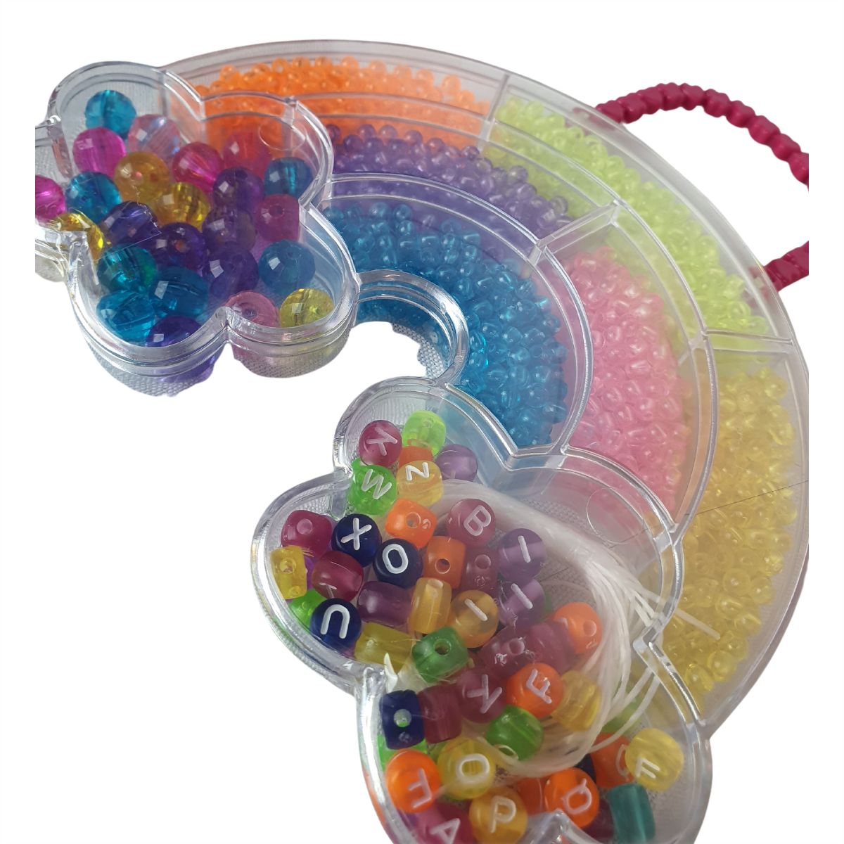 Kit 3 Pocket Miçangas Infantil Para Acessórios - Dm Toys Kit 3 Pocket Miçangas Infantil Para Acessórios - Dm Toys